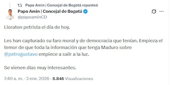 El cabildante por Bogotá apoyó