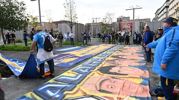 Los fanáticos de Boca en