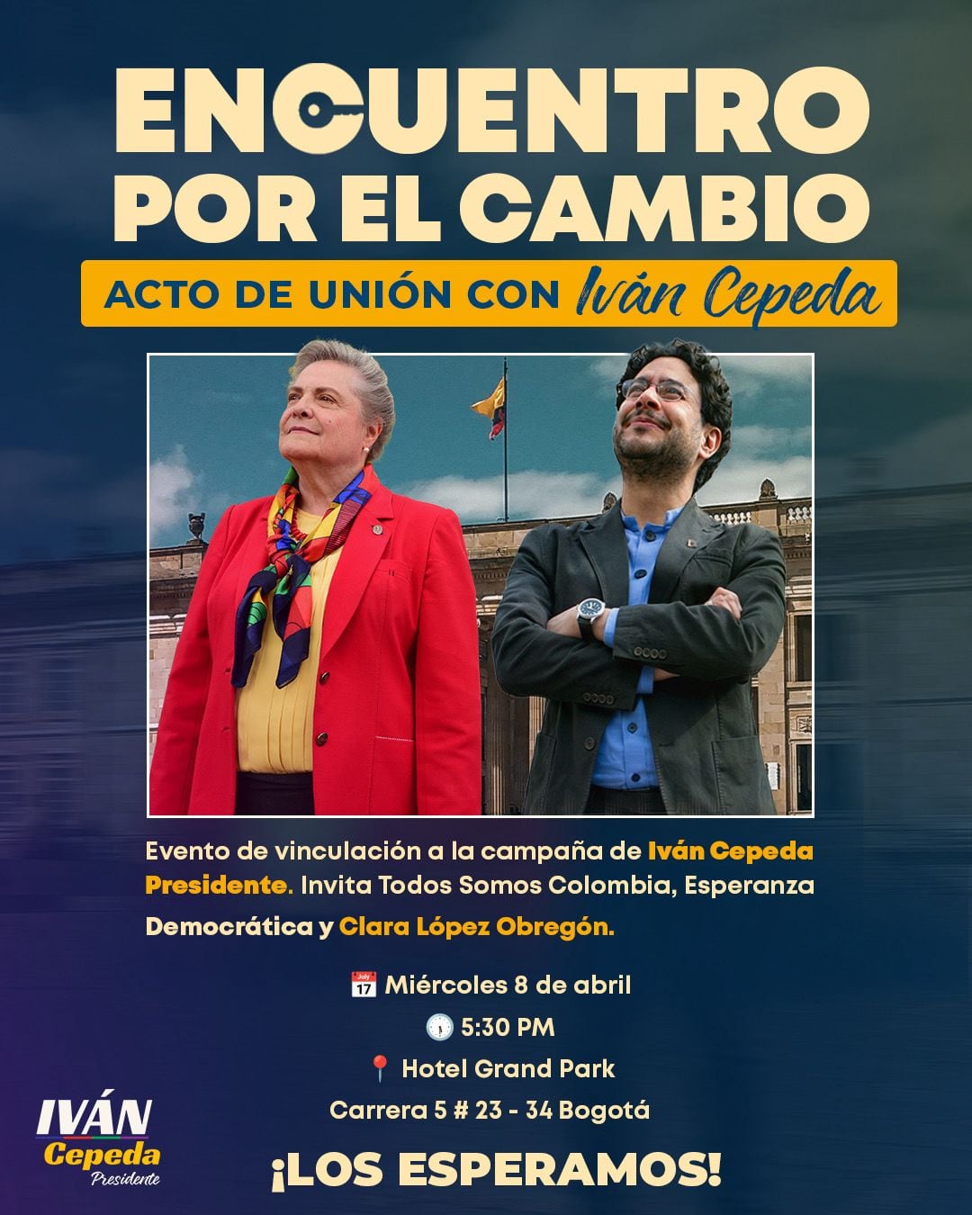 En este encuentro se presentarán los acuerdos políticos tras la adhesión a la campaña del Pacto Histórico. - crédito @ClaraLopezObre/X