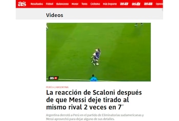 Los diarios del Mundo hablan de Lionel Messi y la reacción de Scaloni SF