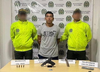 El sindicado fue detenido en