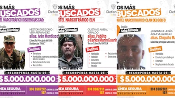 El Estado colombiano estableció recompensas