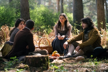 Pepa y Francisco dejan solos a Leonor y Martín en 'Valle Salvaje' (RTVE).