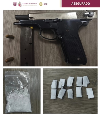 Objetos asegurados a "El Bebelín"