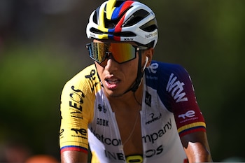 El ciclista zipaquireño se prepara para lo que será el Giro de Lombardia, en medio de un rumor que vincula que saldría del equipo-crédito @eganbernal/Instagram