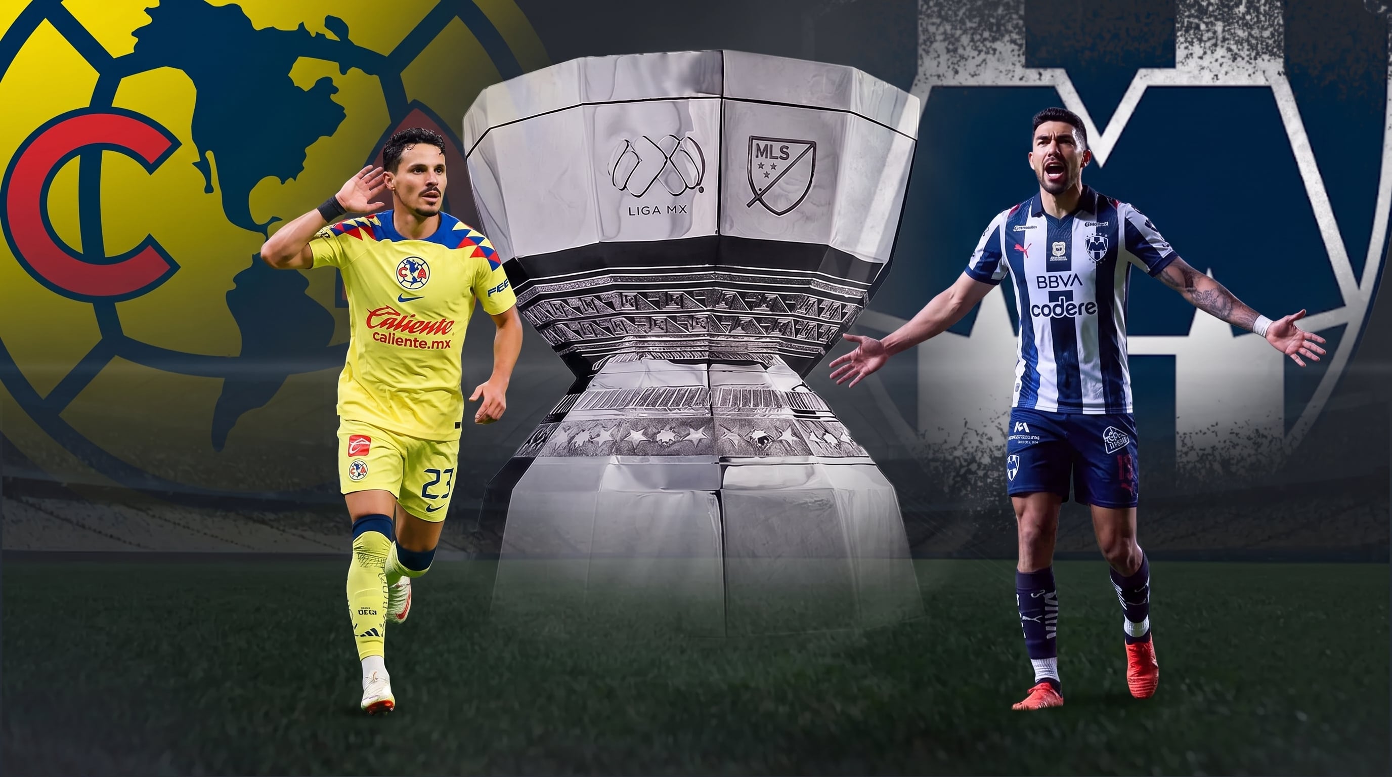 El conjunto azulcrema viene de despachar 2-0 al Columbus Crew y atraviesa un gran momento, pero enfrente tendrá a un fuerte cuadro regiomontano que avanzó tras imponerse 2-1 al Chicago Fire. (Composición: Raúl A. González/Infobae México)