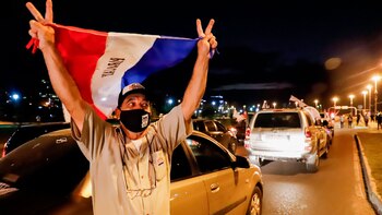 Vehículos se concentran en Asunción contra la corrupción