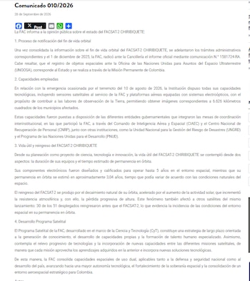 Comunicado FAC - crédito FAC
