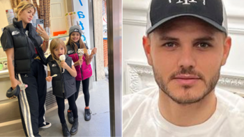 Wanda Nara pasó unos días