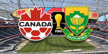 Canadá y Sudáfrica es el primer cruce de los 16avos de final. (Imagen Ilustrativa Infobae)