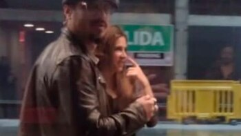 Daniel Osvaldo y Daniela Ballester