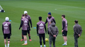 El delantero del Real Madrid