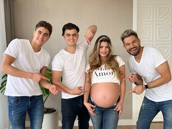 Cristina Hurtado con Josse Narváez