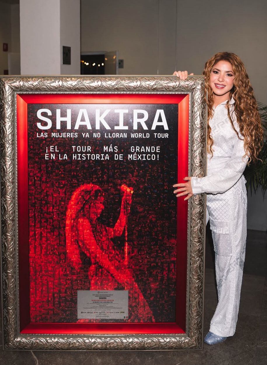 Shakira tiene el tour más grande en la historia de México (Ig/Shakira)