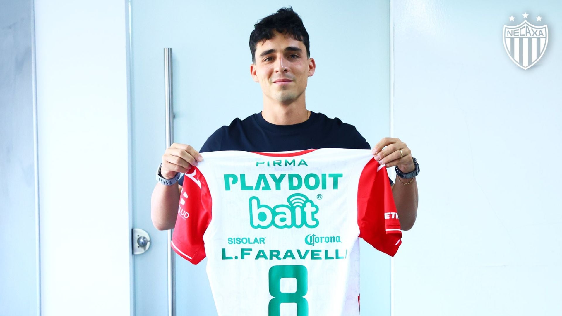 Necaxa hizo oficial la llegada de Lorenzo Faravelli (X@ClubNecaxa)