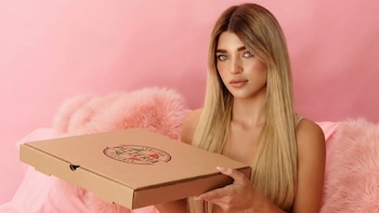 Marta Fort sorprendió con su excéntrico gusto de pizza en Estados Unidos: “A relajar”