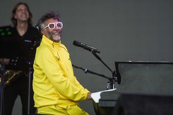 Fito Páez en su piano