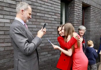 Los reyes Felipe y Letizia