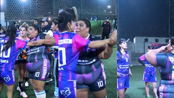 Gritos, amenazas y viralización: así fue el tenso partido que vivió Camilota como arquera