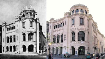 Cine Colón antes y después.