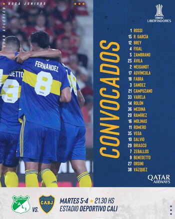 Los concentrados de Boca Juniors