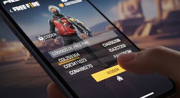 Ejemplo de código de Free Fire con fecha de vencimiento visible