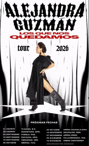 Fechas del tour "Los que nos quedamos"
