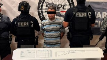 Quedó a disposición de las autoridades federales. Crédito: Especial
