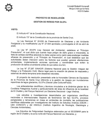 La concejal Elizabeth Romanelli reclamó protocolos de evacuación desde el otoño pasado, ante la falta de respuesta de los organismos municipales y provinciales