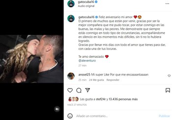 Rodrigo Cuba y sus emotivas