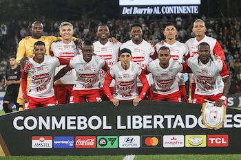 Santa Fe solo suma un punto en tres partidos de la Copa Libertadores, con un empate y dos derrotas - crédito Santa Fe