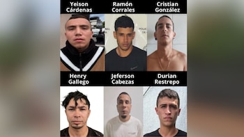 Los seis prófugos de la estación de Policía de Dosquebradas, Risaralda - crédito Bladimir Ospina/Facebook