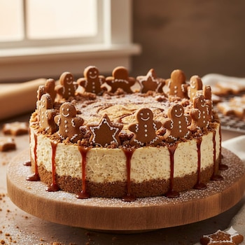 Este delicioso postre se muestra