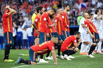 La peor racha de la selección española. (AFP)