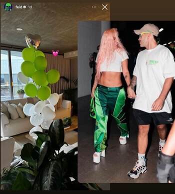 Feid subió en sus historias