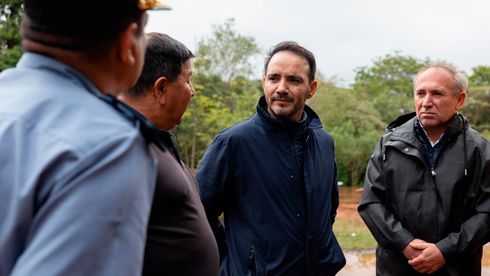 Juan Pablo Valdés recorrió las zonas afectadas por las inundaciones en Corrientes