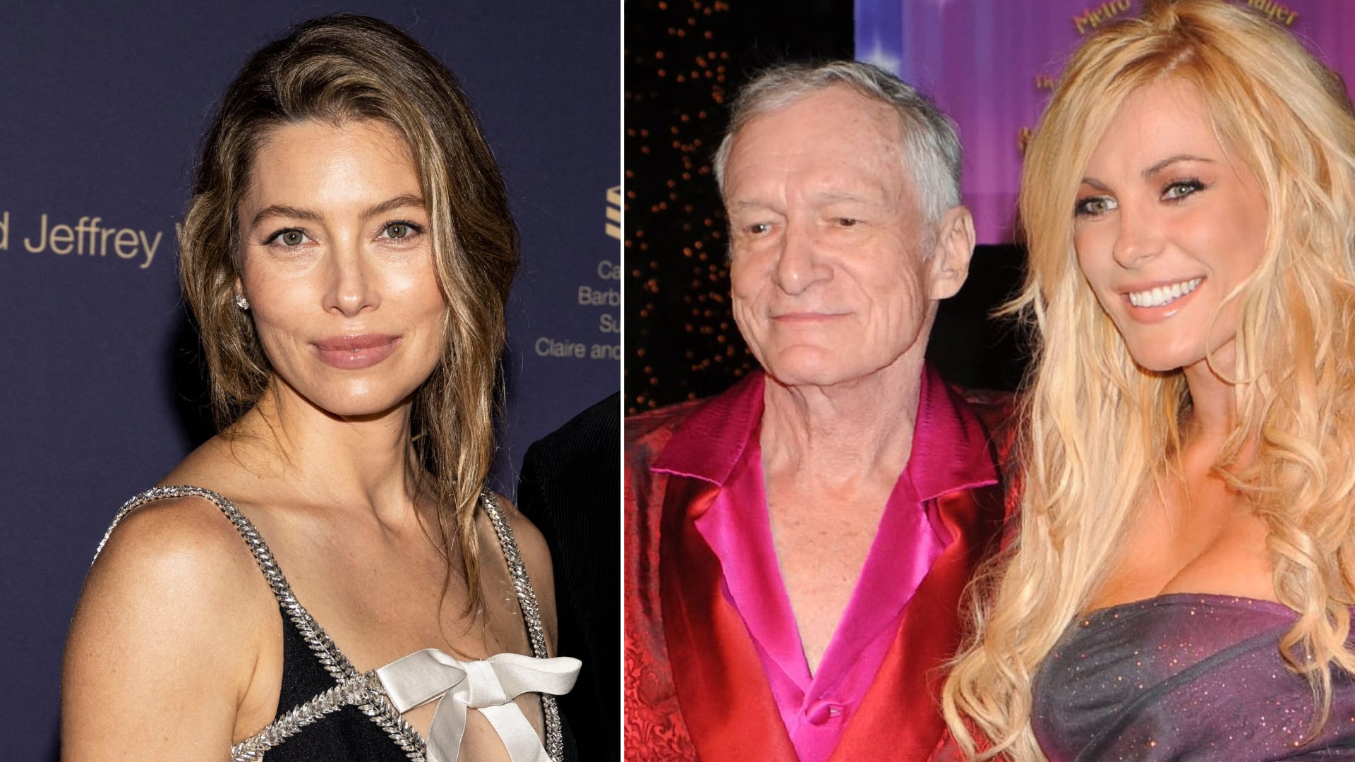 La viuda de Hugh Hefner advirtió sobre el riesgo de idealizar el universo de Playboy en el cine (Composición/Shutterstock/REUTERS)