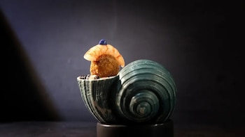 Croqueta thai del restaurante Gamberro