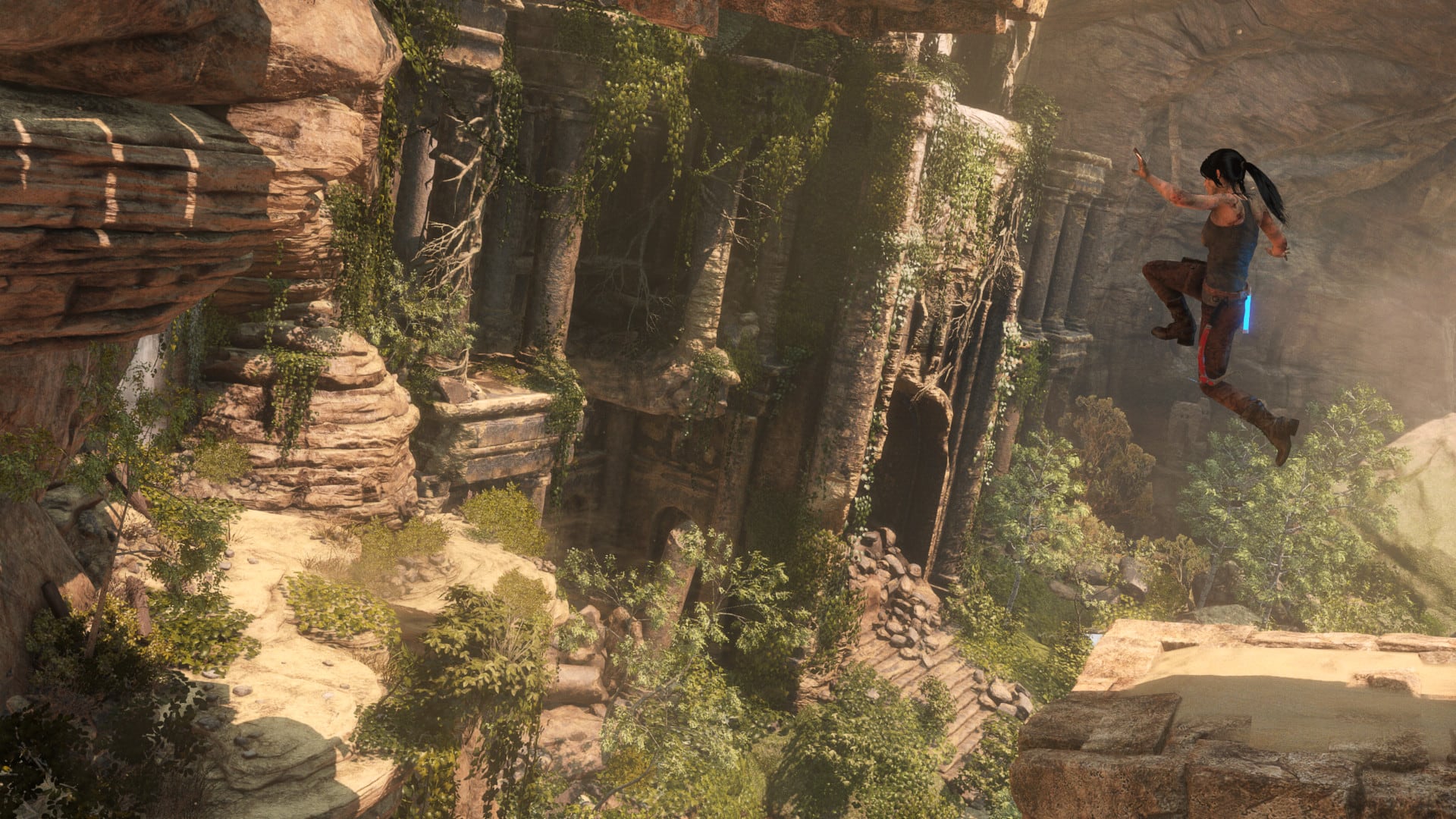 Rise of the Tomb Raider gestiona entornos semi-abiertos de forma eficiente y accesible. (Crystal Dynamic)