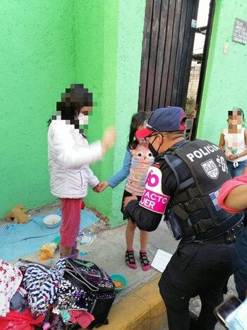 Las menores escaparon de casa