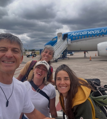 La jornada de ciclismo de Juana Viale por Catamarca
