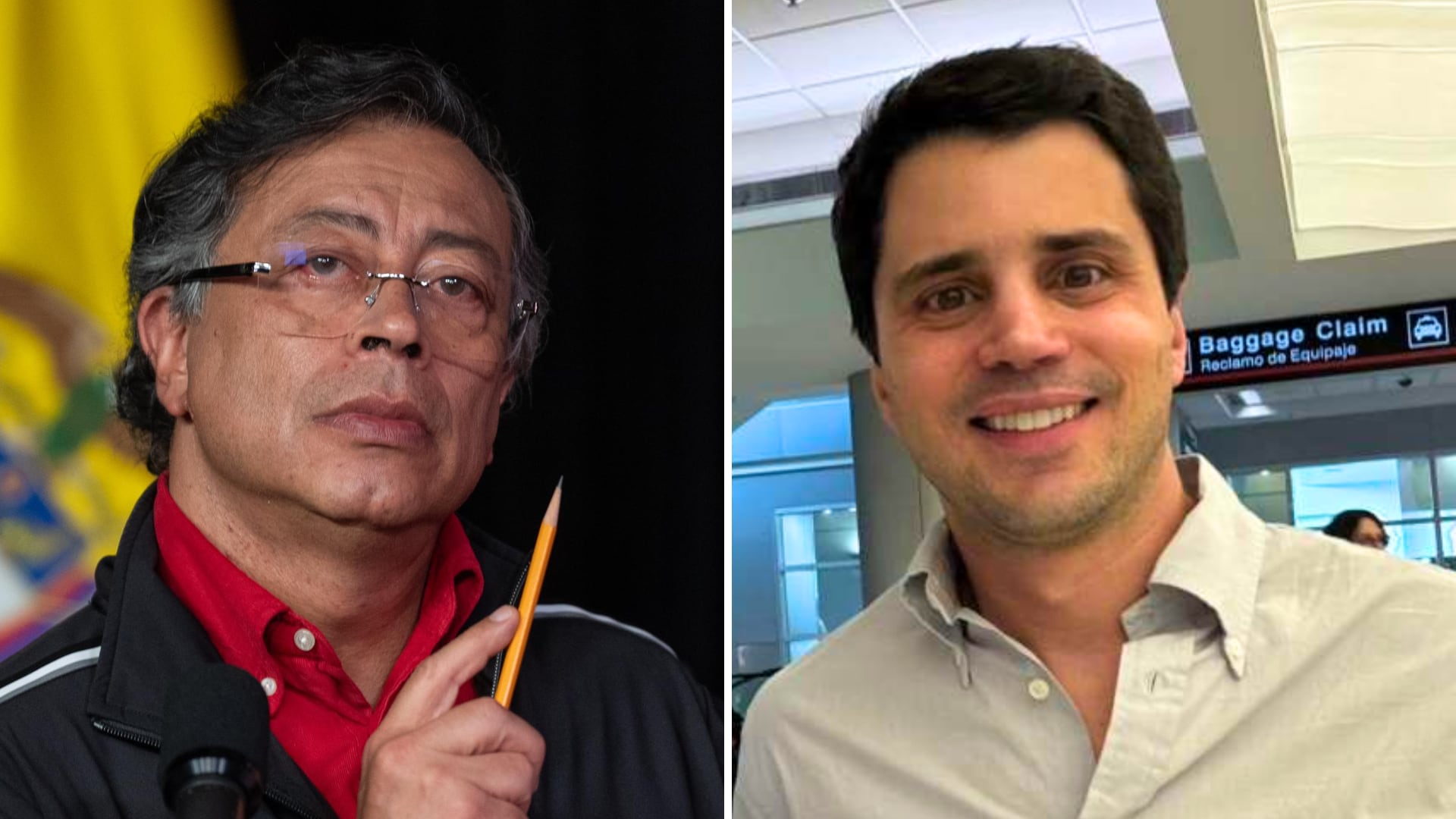 Gustavo Petro recordó a Tomás Uribe que, en su momento, denunció el paramilitarismo en Colombia - Presidencia y @tomasuribeEco/X