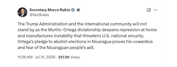 Marco Rubio tuit