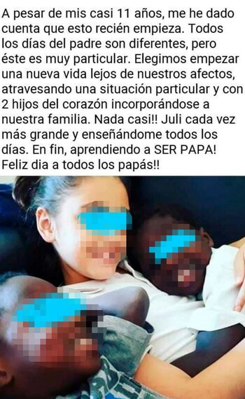 El posteo que hizo Eduardo