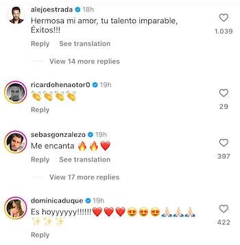 Los comentarios de la primera