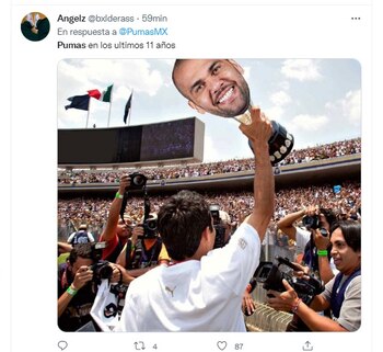 La afición hizo memes de