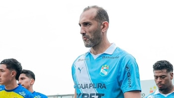 Hernán Barcos alineó como titular ante Bentín Tacna Heroica y anotó. - Crédito: Difusión
