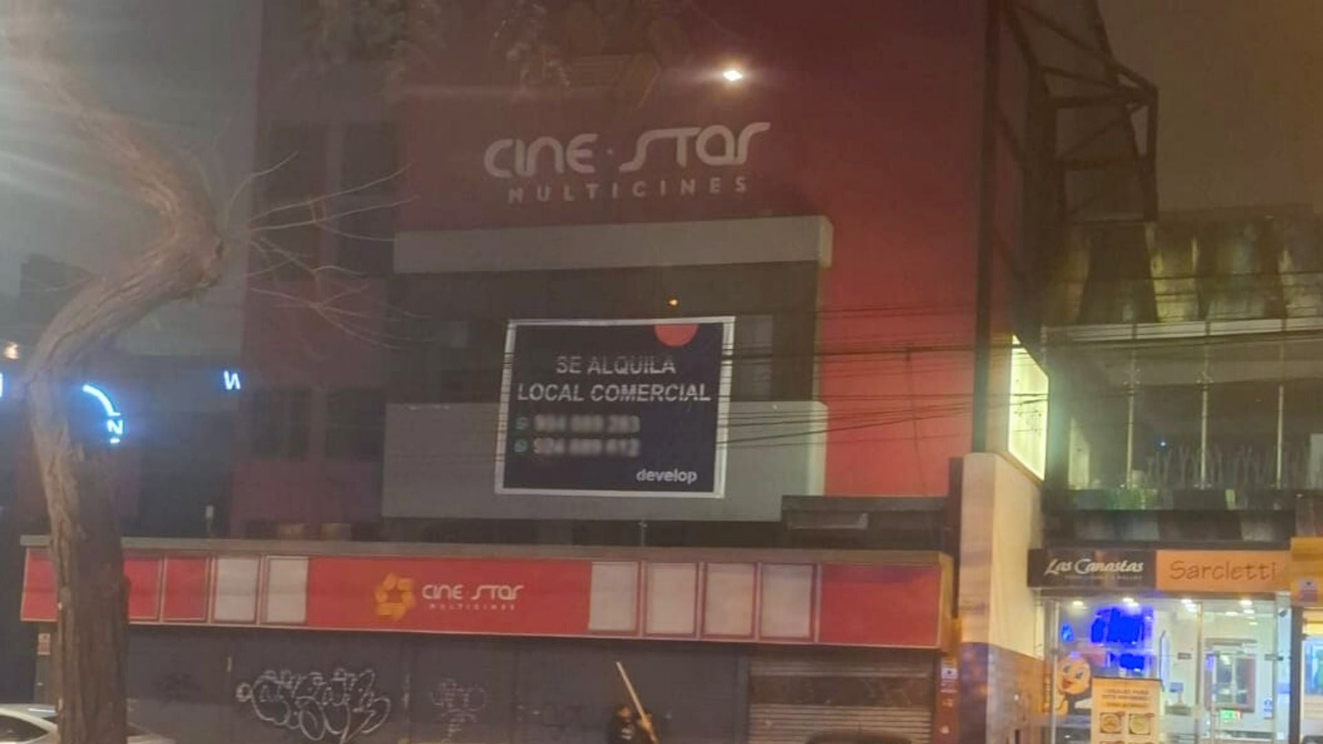 El CineStar de Benavides también ha cerrado. Se ofrecían entradas a precios más cómodos y hasta tres veces menos que en otros cines. - Crédito Cortesía