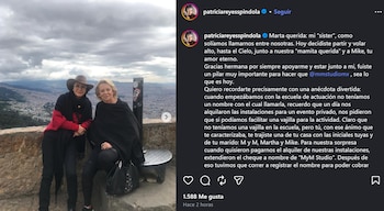 Patricia Reyes Spíndola dedicó un mensaje de despedida a su hermana.