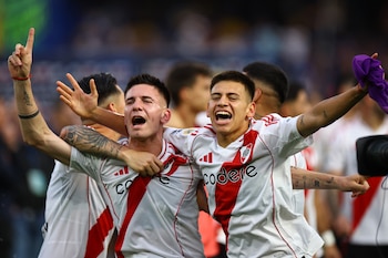 Franco Mastantuono es una de las alternativas que maneja Marcelo Gallardo para reemplazar a Claudio Echeverri (REUTERS/Agustin Marcarian)